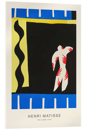 Acrylglasbild The Clown, 1947 - Henri Matisse
