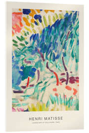 Acrylic print Landscape at Collioure II, 1905 - Henri Matisse