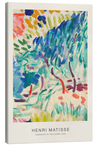 Obraz na płótnie Landscape at Collioure II, 1905 - Henri Matisse