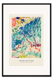 Gerahmter Kunstdruck Landscape at Collioure II, 1905 - Henri Matisse