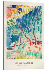 Stampa su plexi-alluminio Landscape at Collioure II, 1905 - Henri Matisse