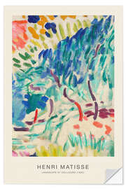 Muursticker Landscape at Collioure II, 1905 - Henri Matisse