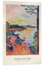 Tableau en verre acrylique The Gulf of Saint Tropez, 1904 - Henri Matisse