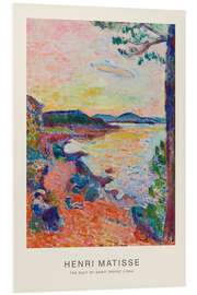 PVC-taulu The Gulf of Saint Tropez, 1904 - Henri Matisse
