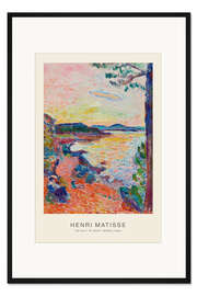 Gerahmter Kunstdruck The Gulf of Saint Tropez, 1904 - Henri Matisse
