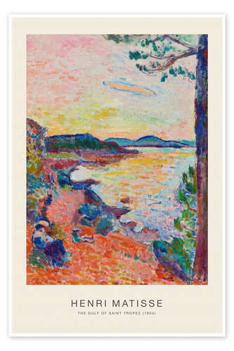 Plakat The Gulf of Saint Tropez, 1904 - Henri Matisse