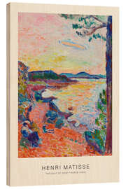 Wood print The Gulf of Saint Tropez, 1904 - Henri Matisse
