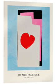 Tableau en verre acrylique The Heart, 1947 - Henri Matisse