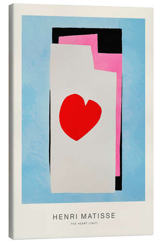 Canvas print The Heart, 1947 - Henri Matisse
