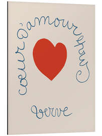 Aluminium print Coeur d'Amour epris - Verve - Henri Matisse