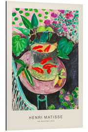Stampa su alluminio The Goldfish, 1912 - Henri Matisse