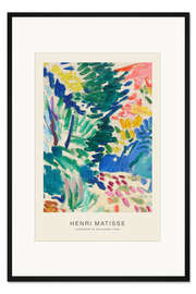 Gerahmter Kunstdruck Landscape at Collioure I, 1905 - Henri Matisse