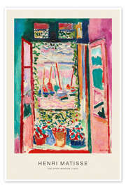 Póster The Open Window, 1905 - Henri Matisse