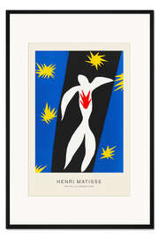 Gerahmter Kunstdruck The Fall of Icarus, 1945 - Henri Matisse