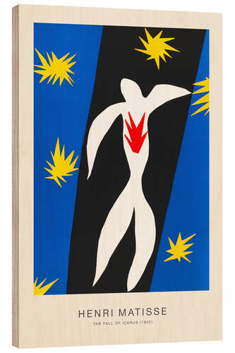 Wood print The Fall of Icarus, 1945 - Henri Matisse