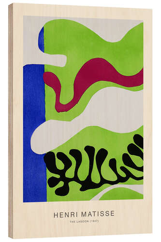 Holzbild The Lagoon, 1947 - Henri Matisse