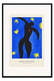 Gerahmter Kunstdruck Icarus, 1947 - Henri Matisse