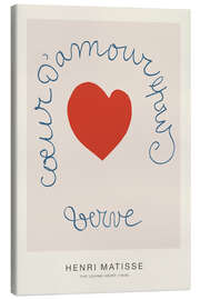 Canvas print The Loving Heart, 1949 - Henri Matisse