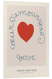 PVC-taulu The Loving Heart, 1949 - Henri Matisse