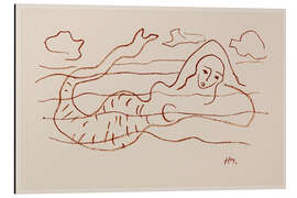 Stampa su alluminio The Mermaid, 1942 - Henri Matisse