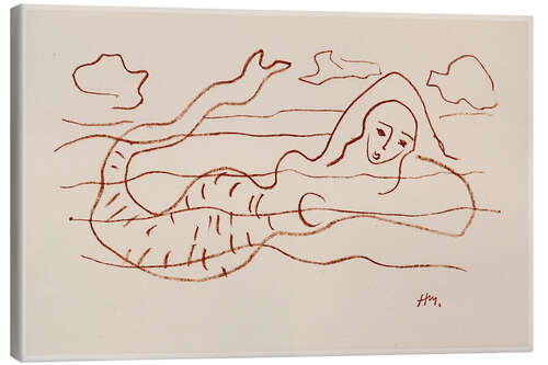 Canvas print The Mermaid, 1942 - Henri Matisse