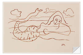 Wall sticker The Mermaid, 1942 - Henri Matisse