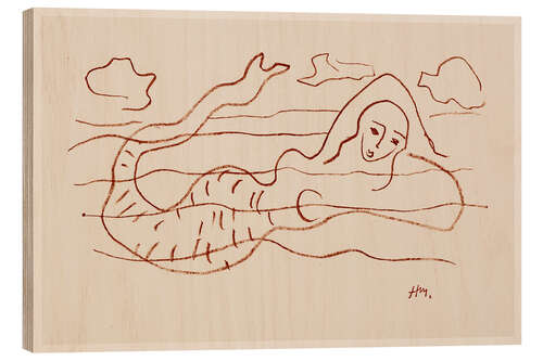 Holzbild The Mermaid, 1942 - Henri Matisse