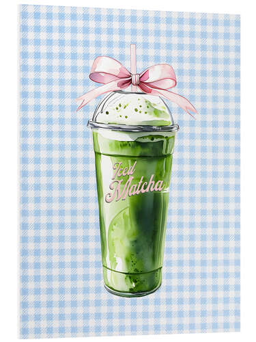 Foam board print Iced Matcha