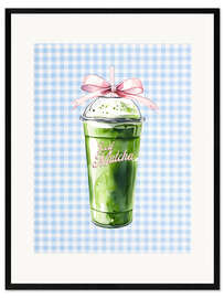 Framed art print Iced Matcha - Sisi And Seb