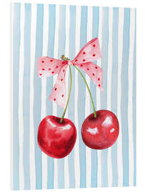 Hartschaumbild Kirsche