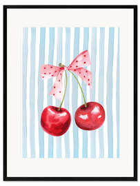Gerahmter Kunstdruck Kirsche