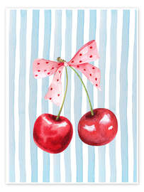 Wall print Cherry - Sisi And Seb