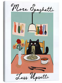 Quadro em tela More Spaghetti Less Upsetti - Sisi And Seb