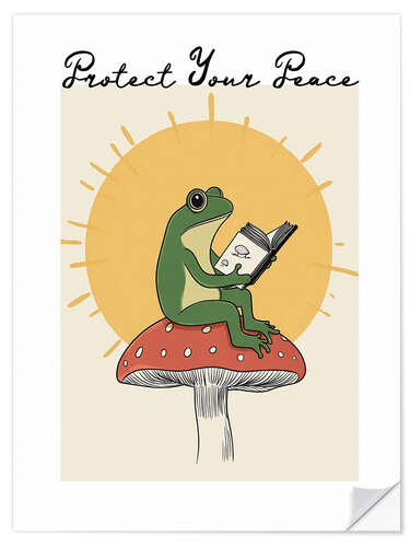 Sticker mural Protect Your Peace