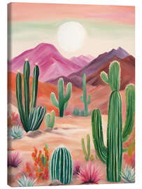 Tableau sur toile Cactus desert