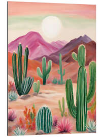 Magnettafel Kakteen in der Wüste