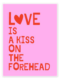 Tableau Love Is A Kiss On The Forehead - Ohkimiko