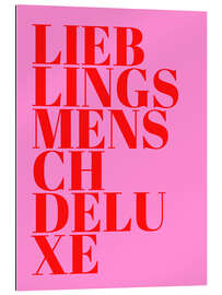 Cuadro de plexi-alu Lieblingsmensch Deluxe - Ohkimiko
