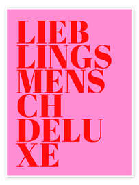 Tableau Lieblingsmensch Deluxe - Ohkimiko