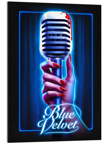 Acrylic print Blue Velvet