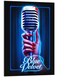 Acrylic print Blue Velvet - The Usher designs