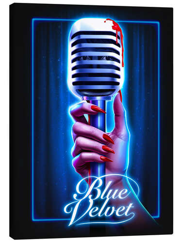 Canvas print Blue Velvet