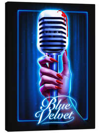 Canvas print Blue Velvet - The Usher designs