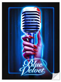 Wandsticker Blue Velvet