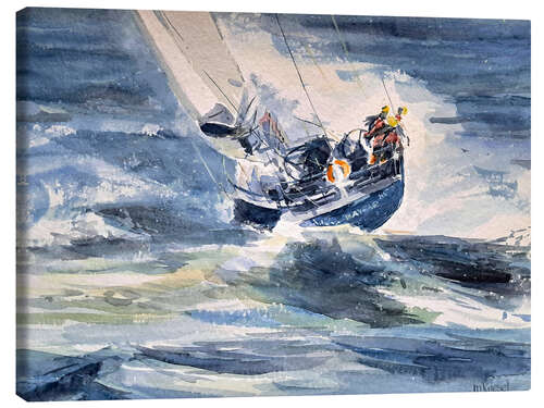 Lærredsbillede Stormy waves