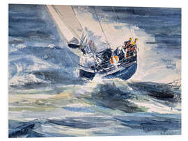 Hartschaumbild Stürmische Wellen