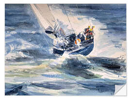 Wandsticker Stürmische Wellen