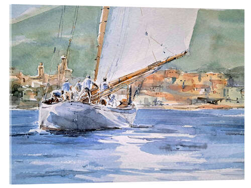 Tableau en verre acrylique Saint-Tropez