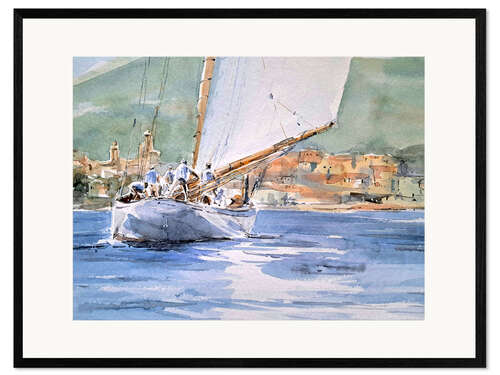 Innrammet kunsttrykk Saint-Tropez