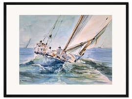Gerahmter Kunstdruck Zusammen segeln